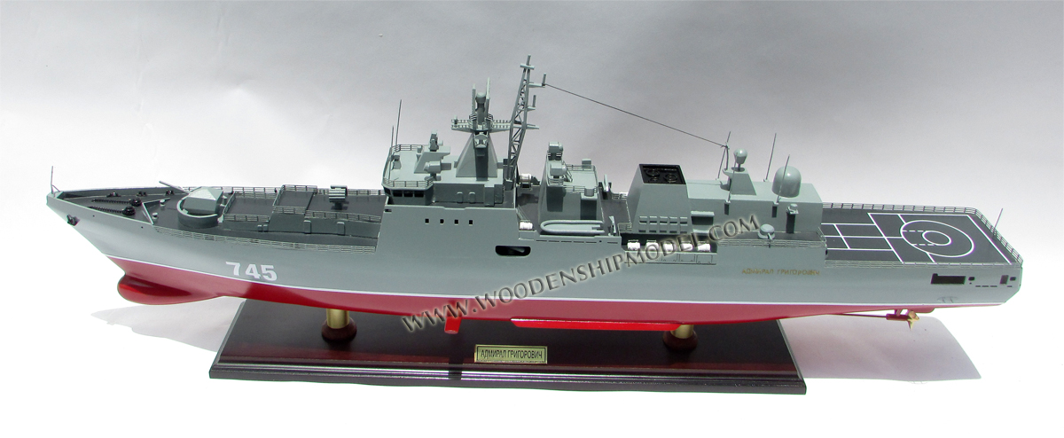 Handcrafted Cruiser Aurora War Ship Model