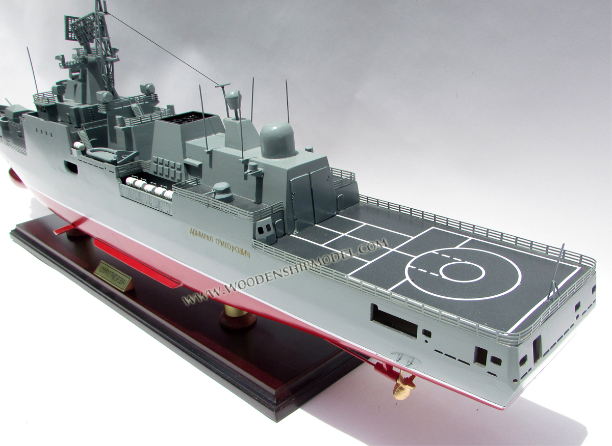 Hand-made war ship model Aurora cruiser