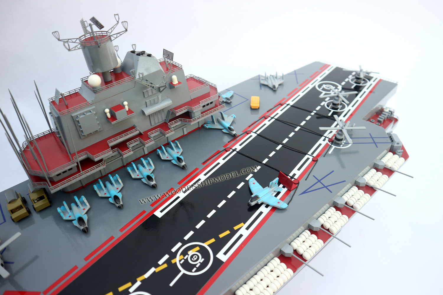 Handcrafted Admiral Kuznetsov aircraft carrier War Ship Model