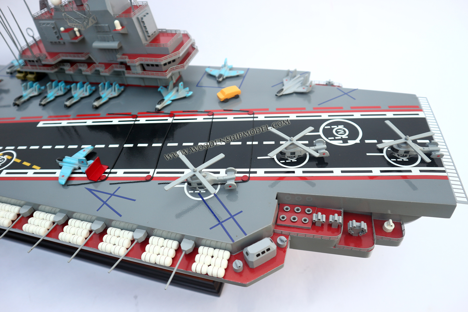 Hand-made war ship model Aurora cruiser
