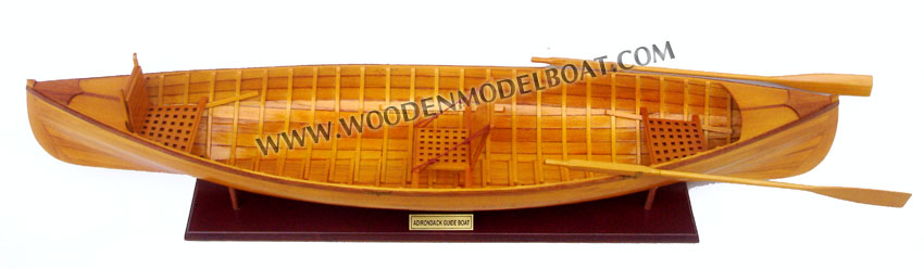 Wooden Model Adirondack Guide boat 
