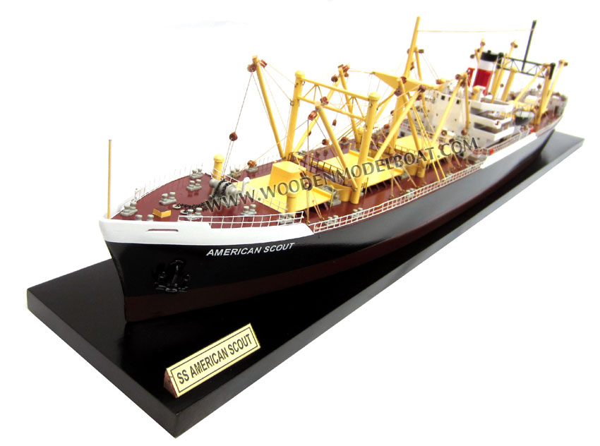 Waterline Model Ship American Scout