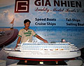 Model Ship Asuka II with lights - Click to enlarge !!!
