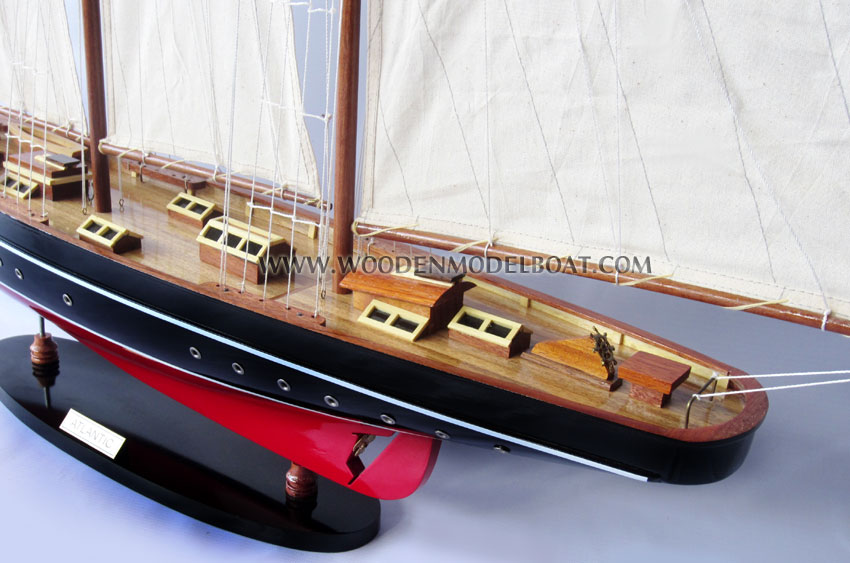 Atlantic Ship Model ready for display