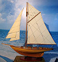 Yacht Avel wood model - Click to enlarge !!!