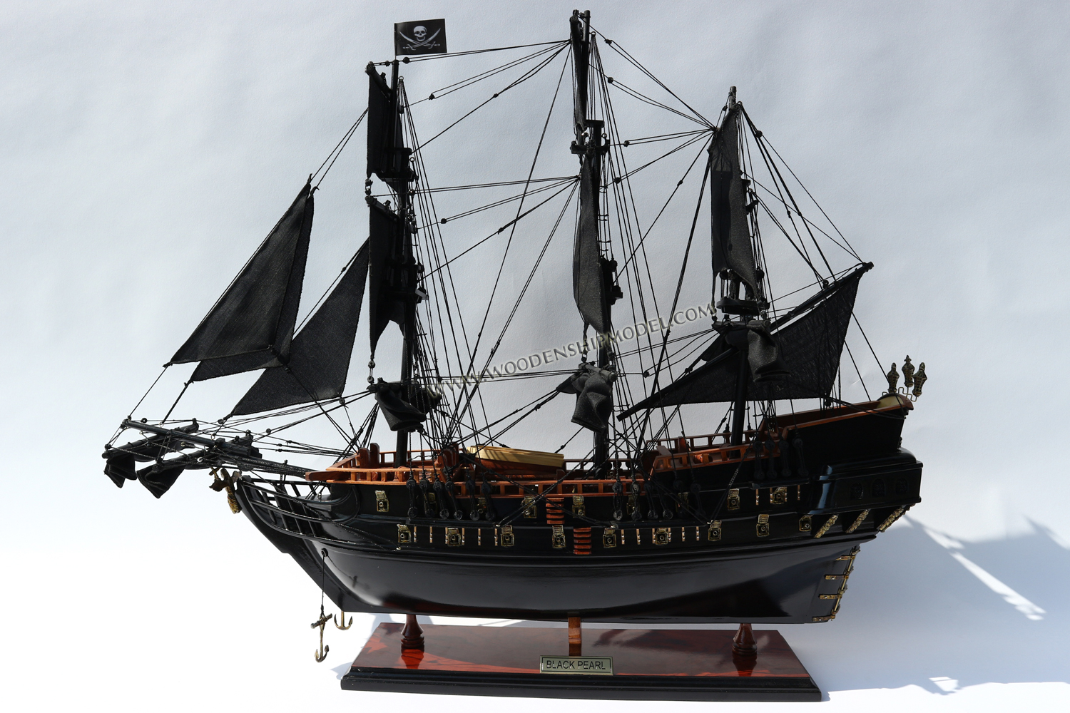 Black Pearl Replica Pirate Ship Model