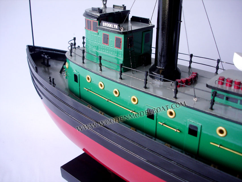 Model tug boat Brooklyn