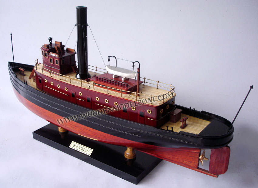 Hand-crafted Tug Boat Model