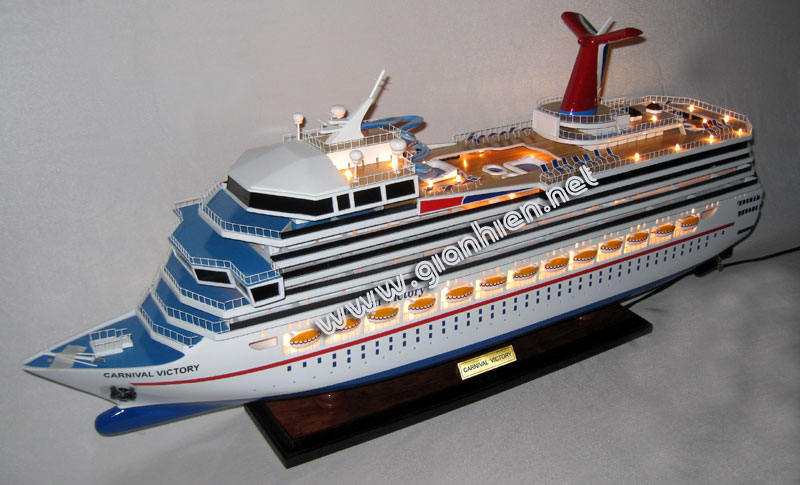 Model Ship Carnival Victory deck