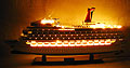 Model Ship Carnival Victory with lights - Click to enlarge !!!