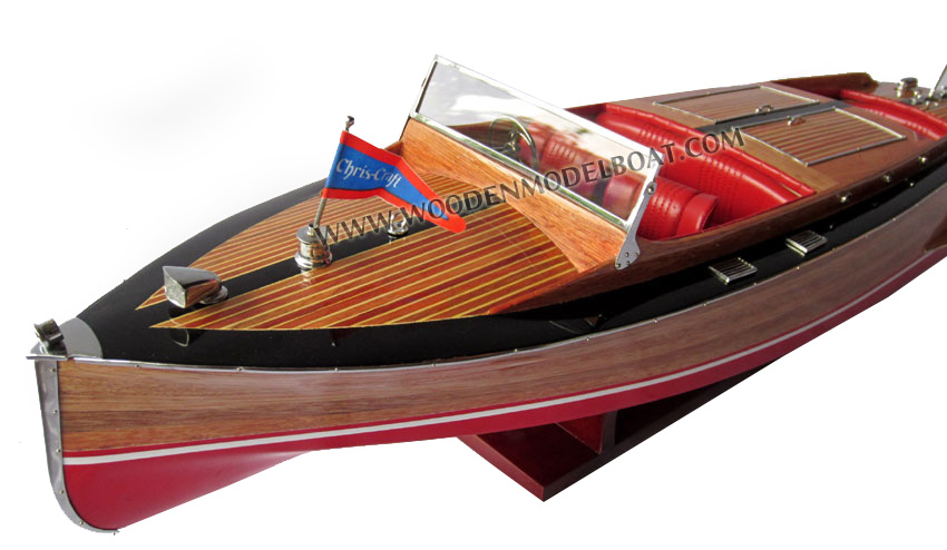 wooden model boat chris craft