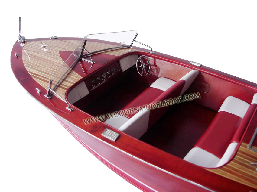 Century Sea Maid Model Boat Ready for display