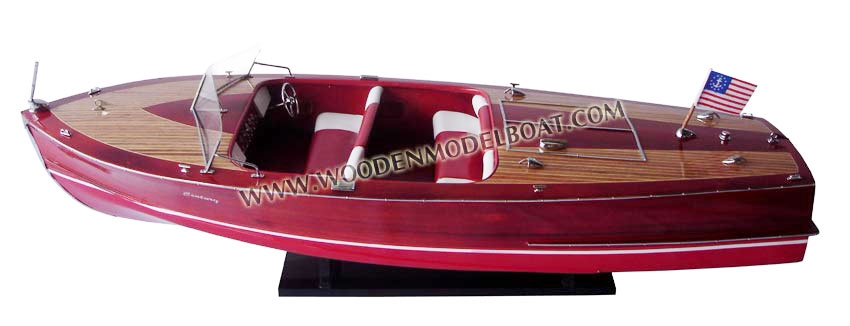 Hand-made Wooden Model Boat Century Sea Maid