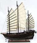 Model Ship Chinese Junk - Click to enlarge !!!