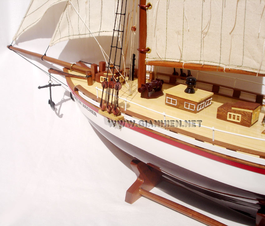Model Ship Colin Archer Stern Deck