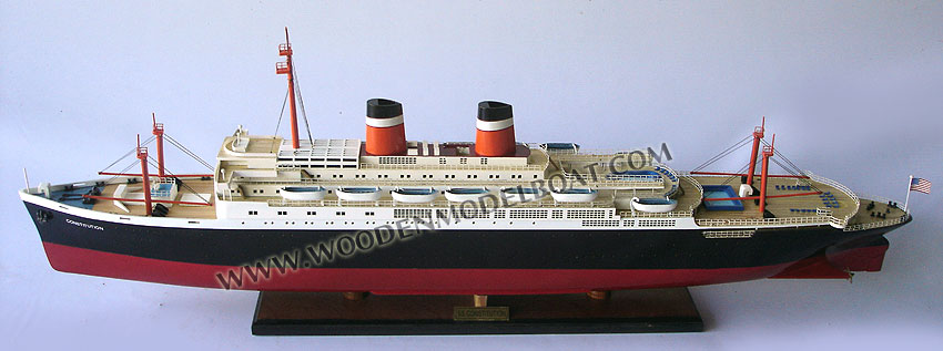 Model Ship SS Constitution