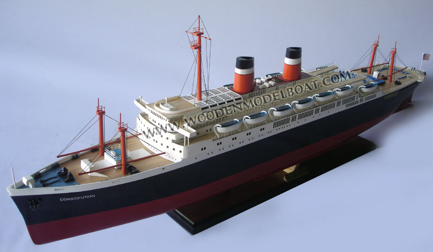 Hand-crafted Ship Model SS Constitution