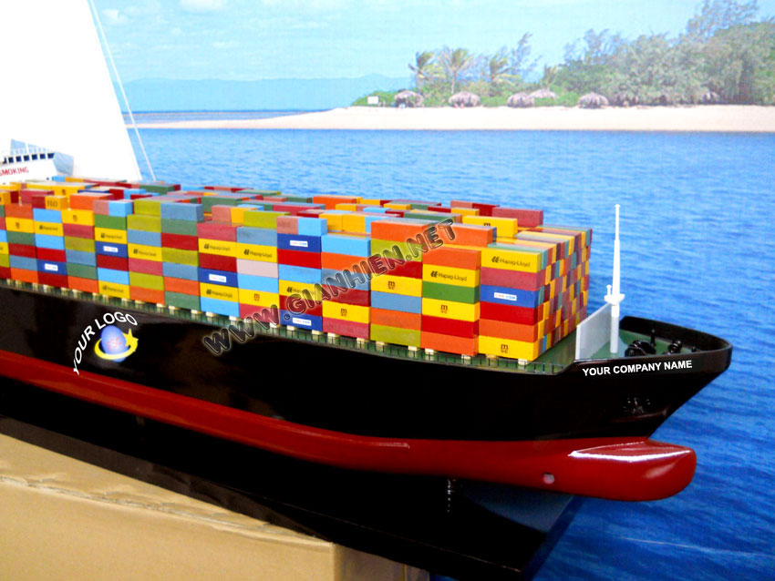 Model Container Ship ready for display, scale container model ship, container ship model with cranes, HO container ship model, replica container ship model, container ship for office, container ship for shipping company, nautical giftware, office gift, quality model ship, container ship model, handcrafted container ship, display container ship, wooden ship model, handmade ship model, wooden model ship by master craftsmen, wooden model boat, gianhien's model, Vietnam ship builder