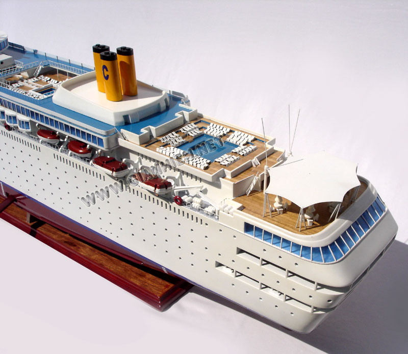 Model Ship Costa Classica stern