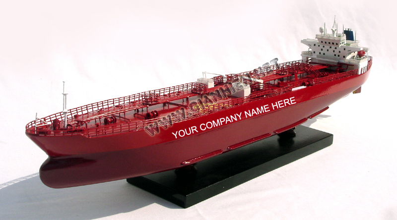 Model Crude Oil Tanker Bow