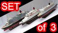 Cunard Line Cruise Ships - Set of 3 - Click to enlarge !!!