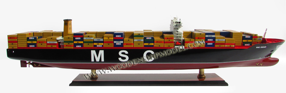 MSC Oscar, along with sister ships MSC Zoe and MSC Oliver, is the largest container ship in the world (as of August 2015). Christened on 8 January 2015, MSC Oscar assumed the title of the "largest container ship" from the CSCL Globe inaugurated in November 2014., MSC Oscar Container ship model, model container ship MSC Oscar Container, MSC Oscar Container model ship, ship model MSC Oscar Container, cma container model ship, ship model MSC Oscar Container, wooden ship model MSC Oscar Container, MSC Oscar Container ship model, hand-made MSC Oscar Container ship model, hand-crafted MSC Oscar Container ship, MSC Oscar Container ship model, MSC Oscar Container TRIPLE E CLASS, CONTAINER SHIP