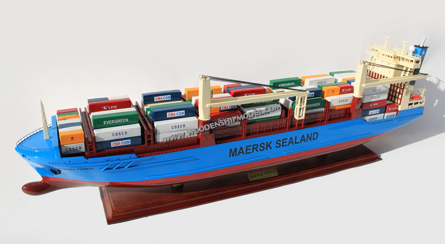 Scratch built Container Ship Model Maersk Ferrol