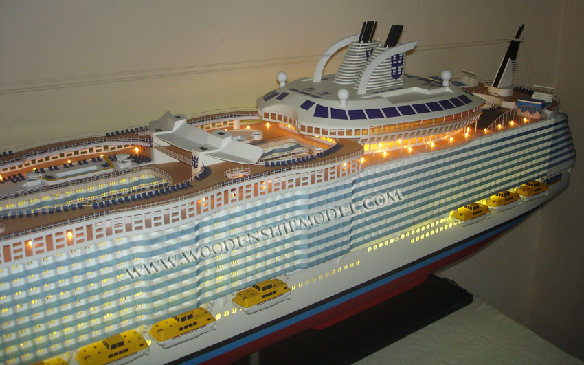 Wooden Ship Model Oasis of the Seas
