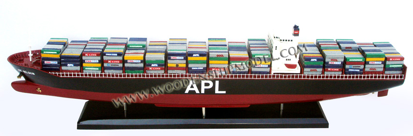 APL Belgium container ship model