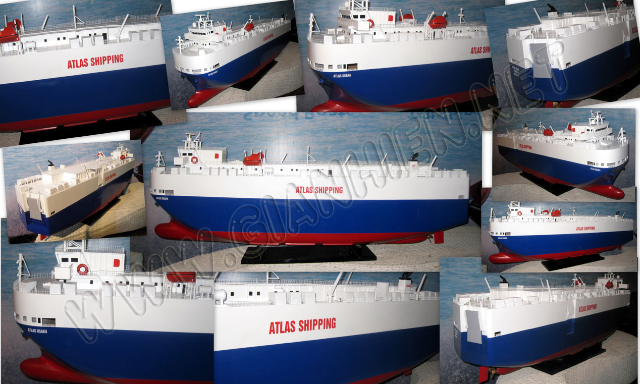 Car Ferry - Car Carrier Model Ship