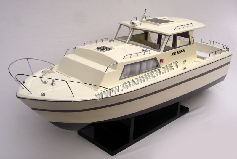 Wood model boat