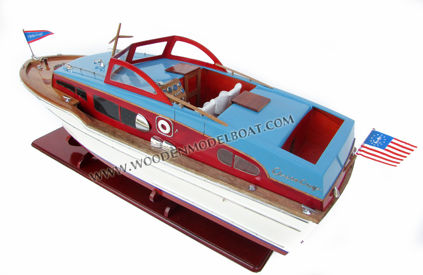 Quality Model Boat Chris Craft Corvette 1955