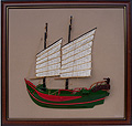 Chinese Junk half-hull Wall Picture