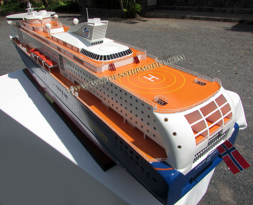 Scratch built Color Fantasy Ship Model