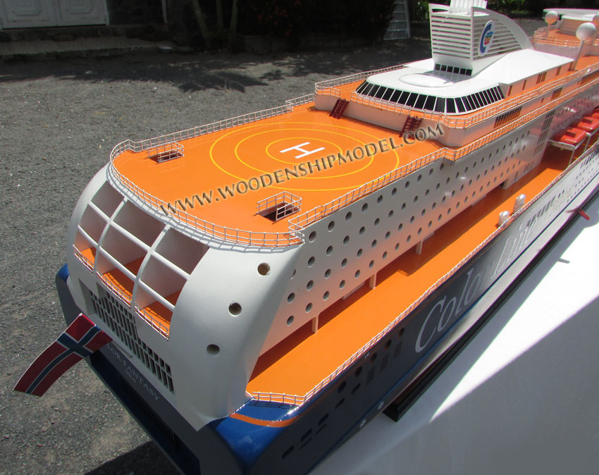 Color Fantasy Ship Ferry Model 