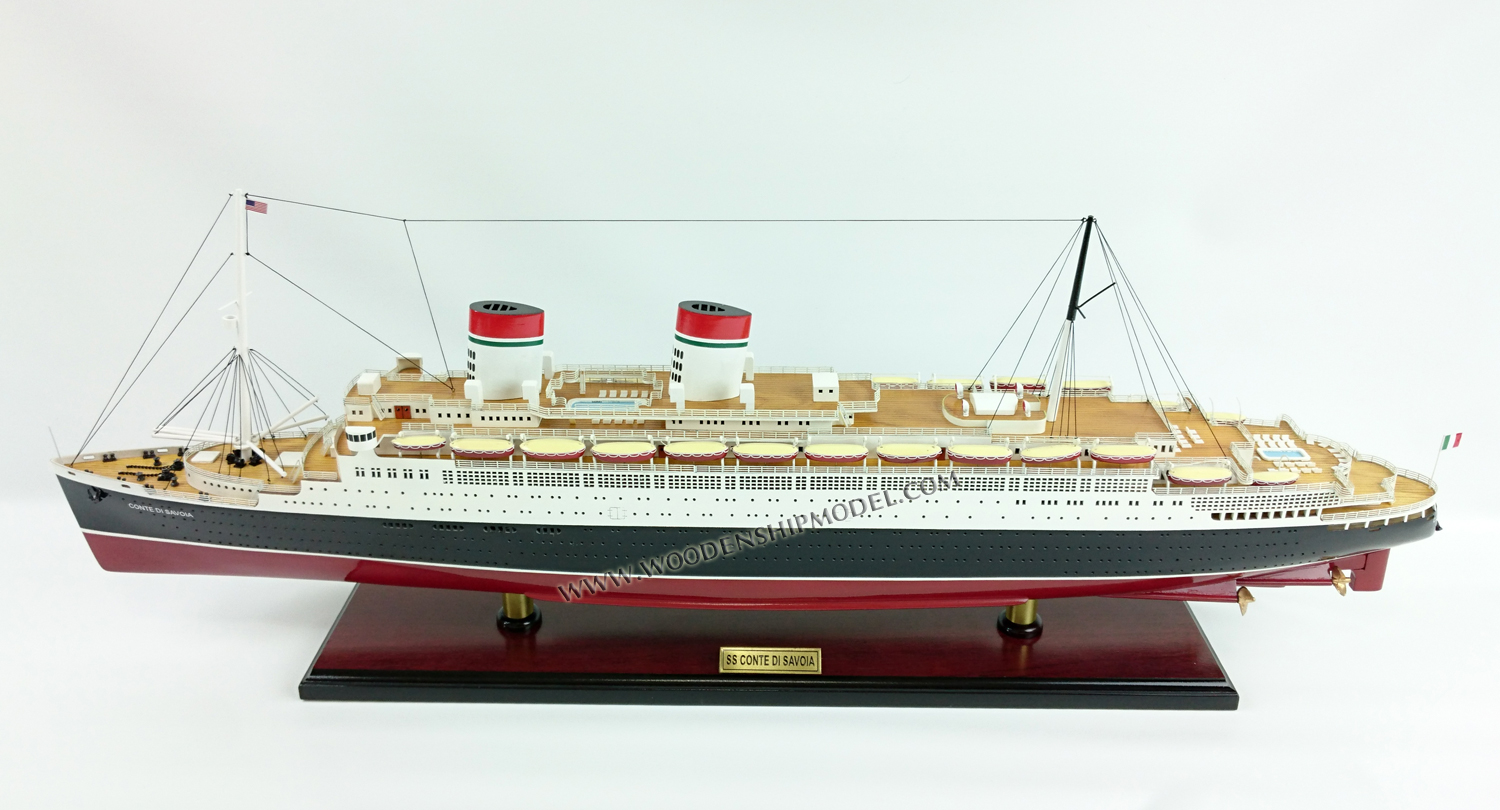 Ship Model SS Conte di Savoia