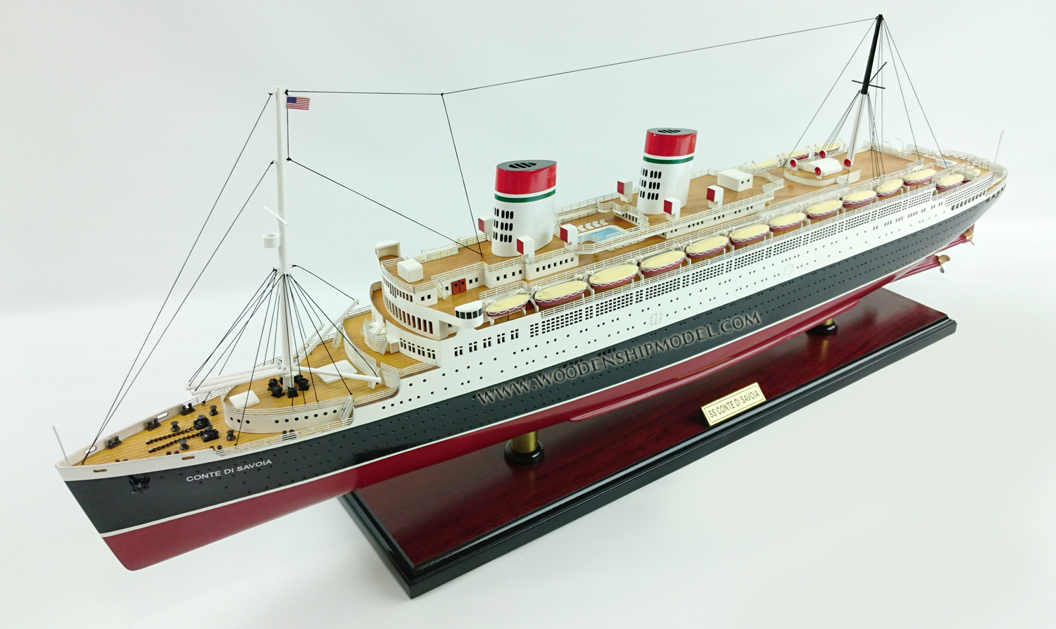 Cruise ship model SS Conte di Savoia