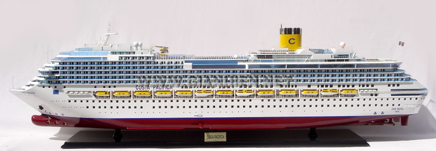 Costa Pacifica Model Ship