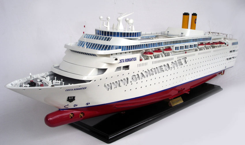 Costa Romantica Model Ship