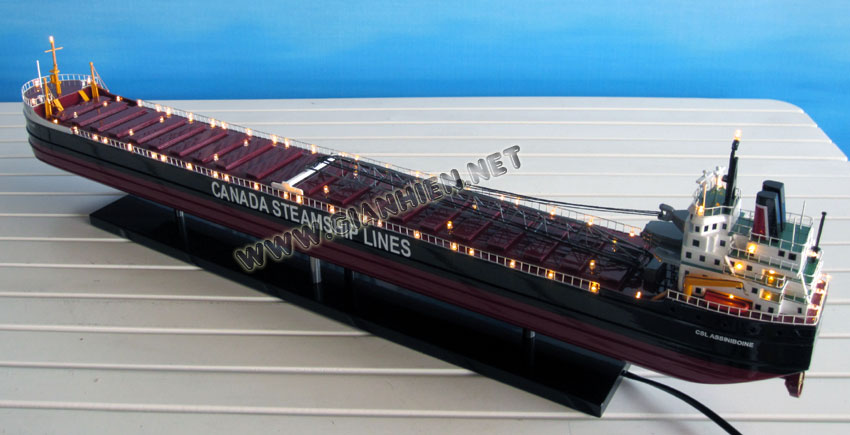 Hand made Canada steamship lines model CSL Assiniboine model