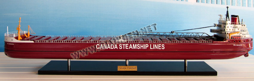 Canada steamship lines model ready for display