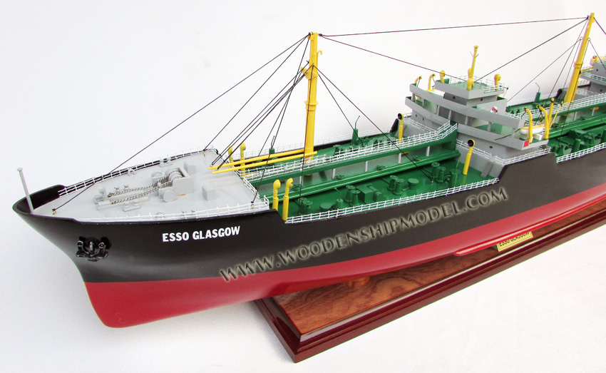 Esso Glasgow Tanker ready for display