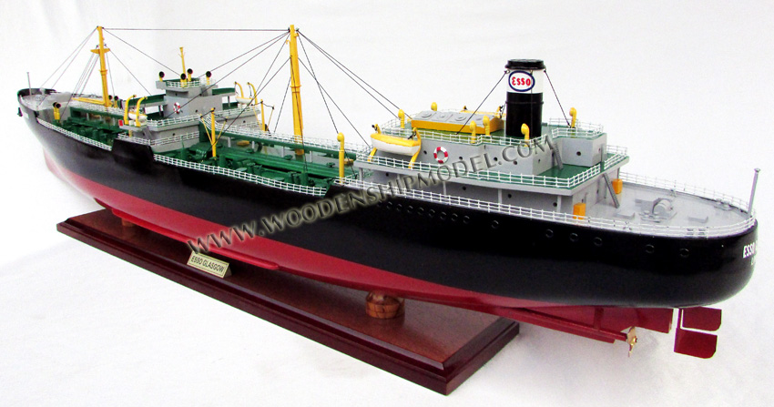 Model tanker Esso Glasgow Handmade