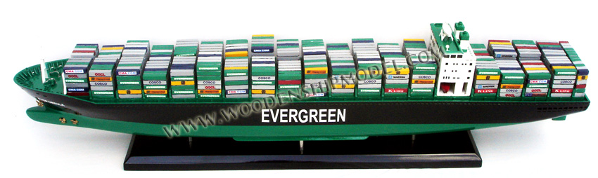 Display container ship model - Evergreen Ever Refine