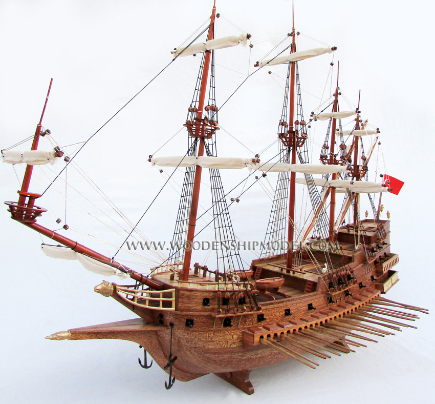 Display Goke Turkish ship model