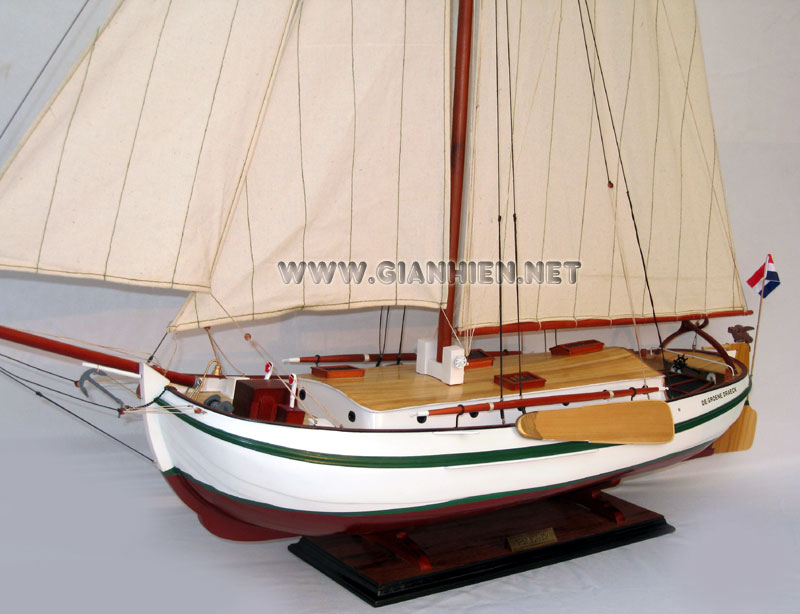De Groene Draeck  Model Royal Yacht Deck View