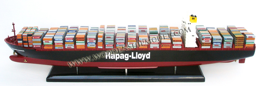 custom make container ship model Hapag-Lloyd Colombo Express