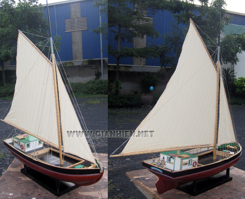 Helmi model ship ready for display