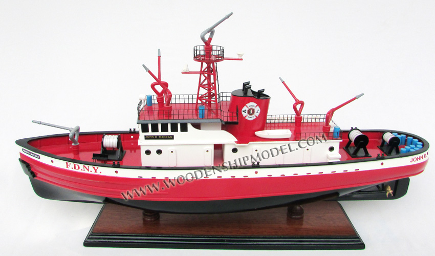 John D Mc Kean Fireboat model ship