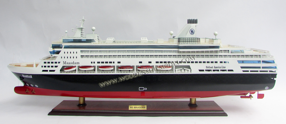 MS Maasdam Ship Model Ready for Display